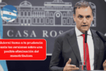 Adorni llama a la prudencia ante las versiones sobre una posible eliminación del monotributom